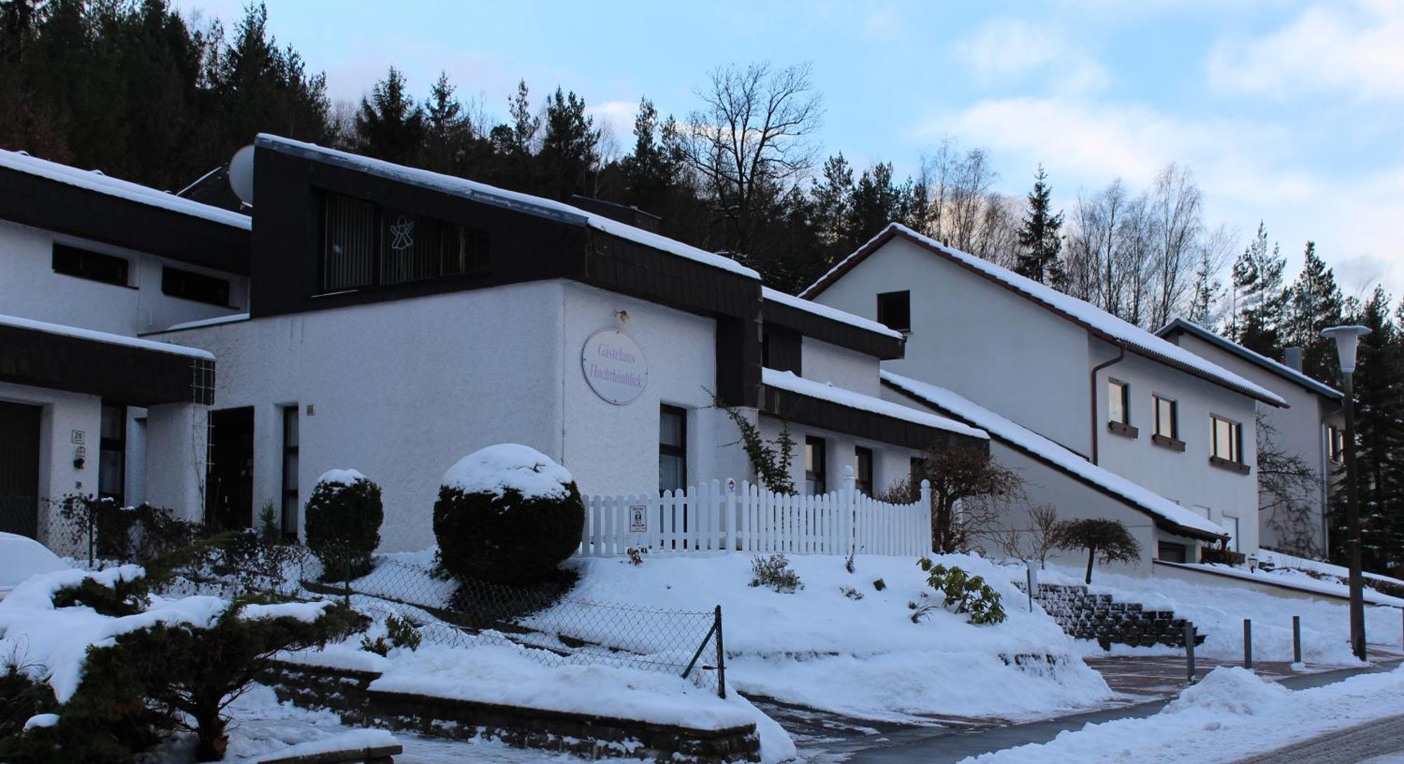 Gaestehaus Hochrhoenblick Schönau an der Brend Eksteriør billede