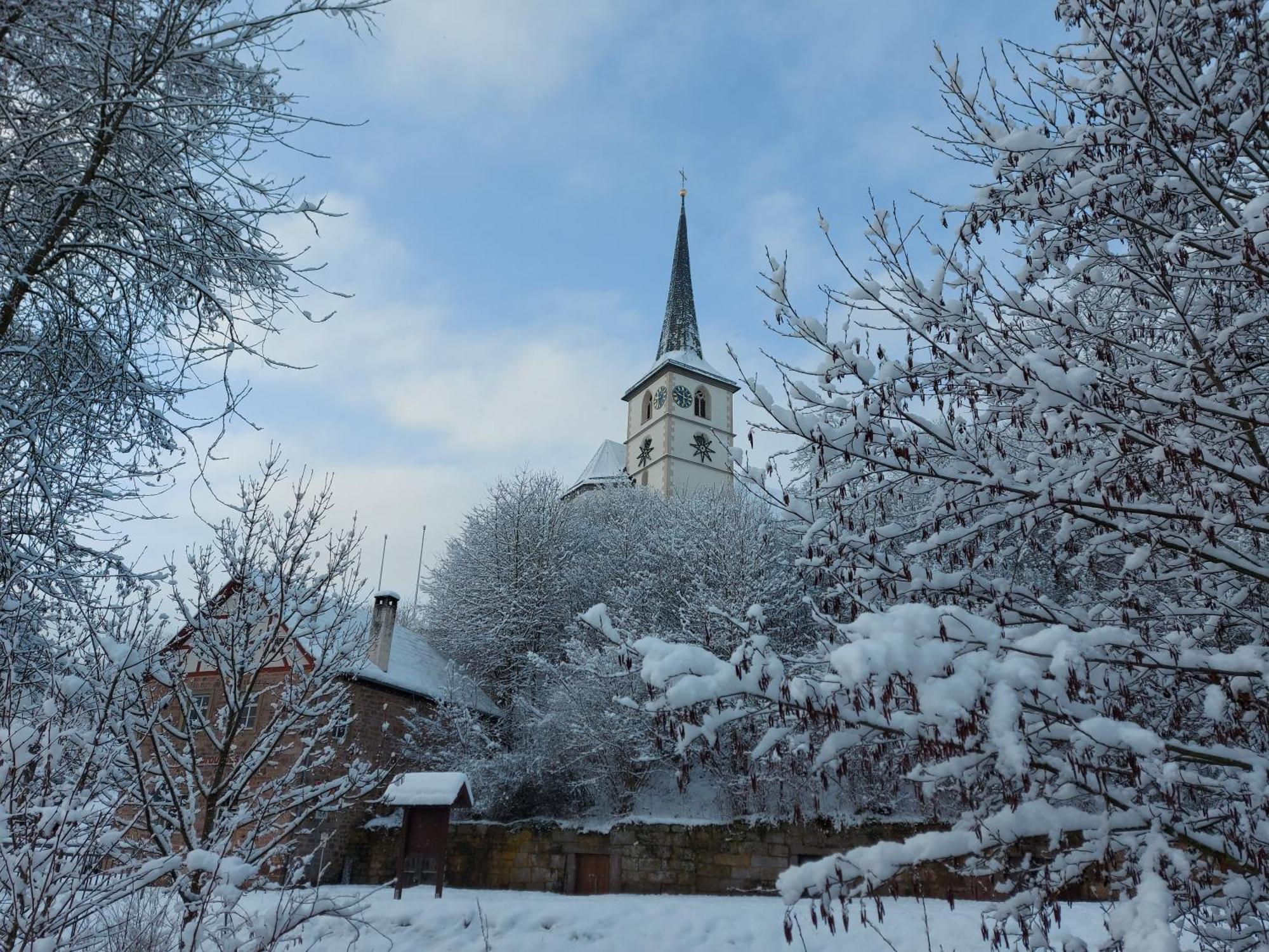 Gaestehaus Hochrhoenblick Schönau an der Brend Eksteriør billede