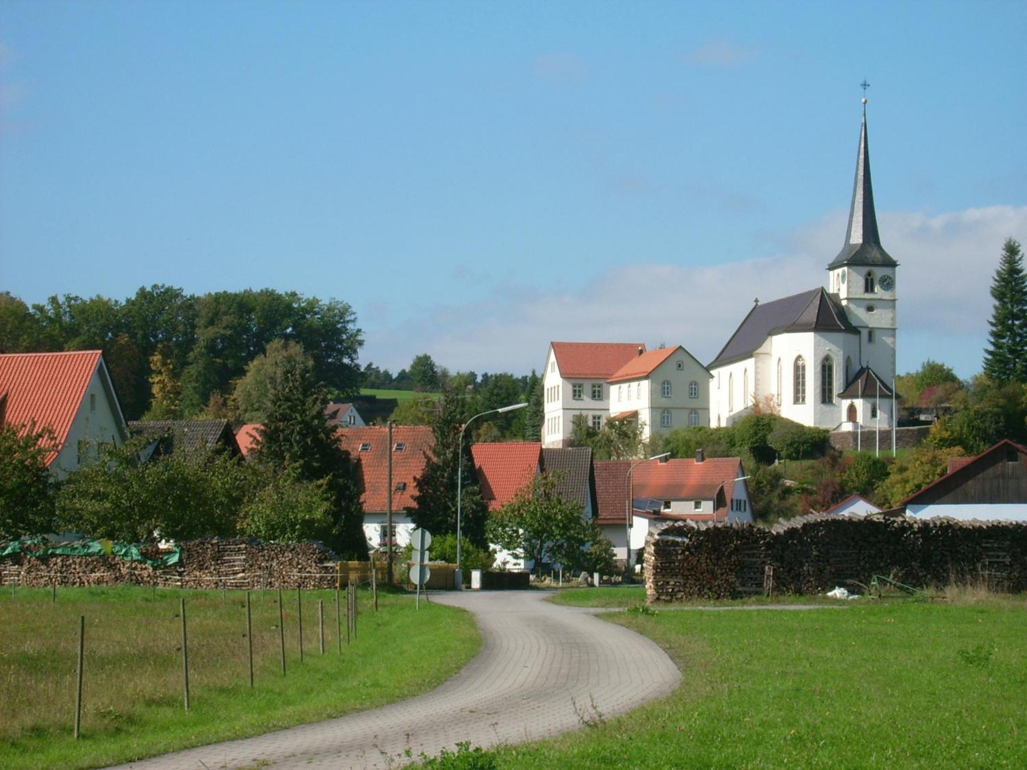 Gaestehaus Hochrhoenblick Schönau an der Brend Eksteriør billede