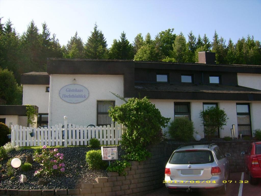 Gaestehaus Hochrhoenblick Schönau an der Brend Eksteriør billede