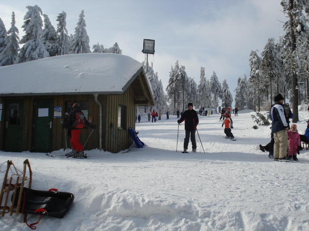 Gaestehaus Hochrhoenblick Schönau an der Brend Eksteriør billede